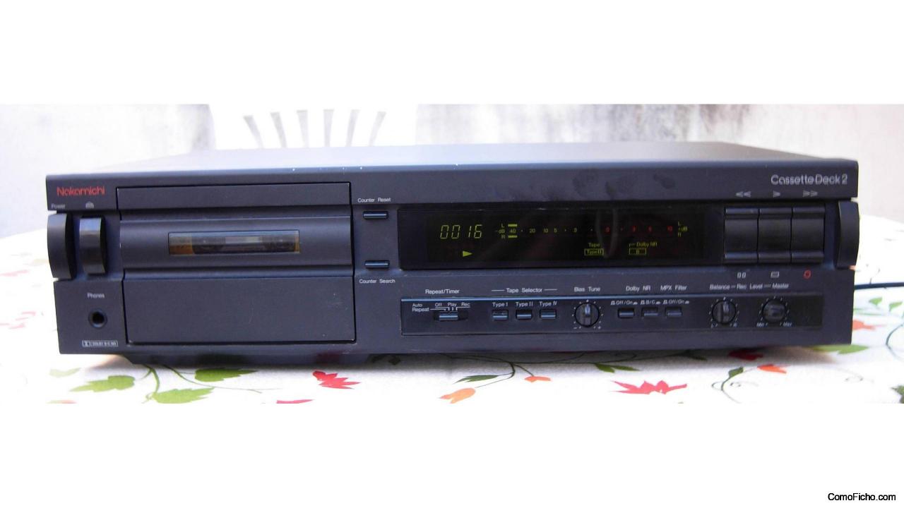 Pletina Cassette Nakamichi Cassette Deck 2