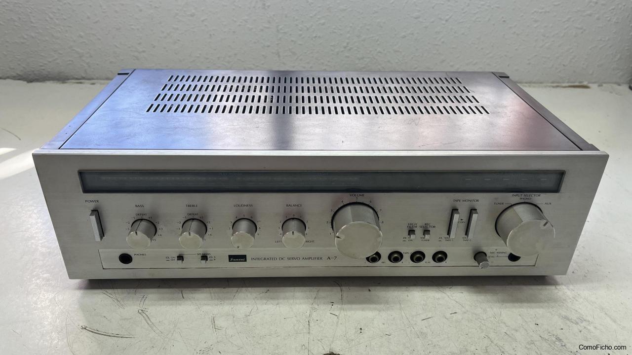 Amplificador integrado sansui a7