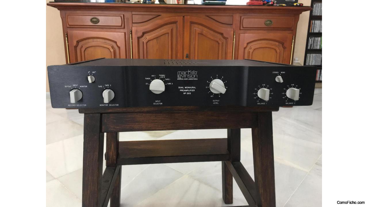Preamplificador Mark Levinson Nº 26S más PLS226.