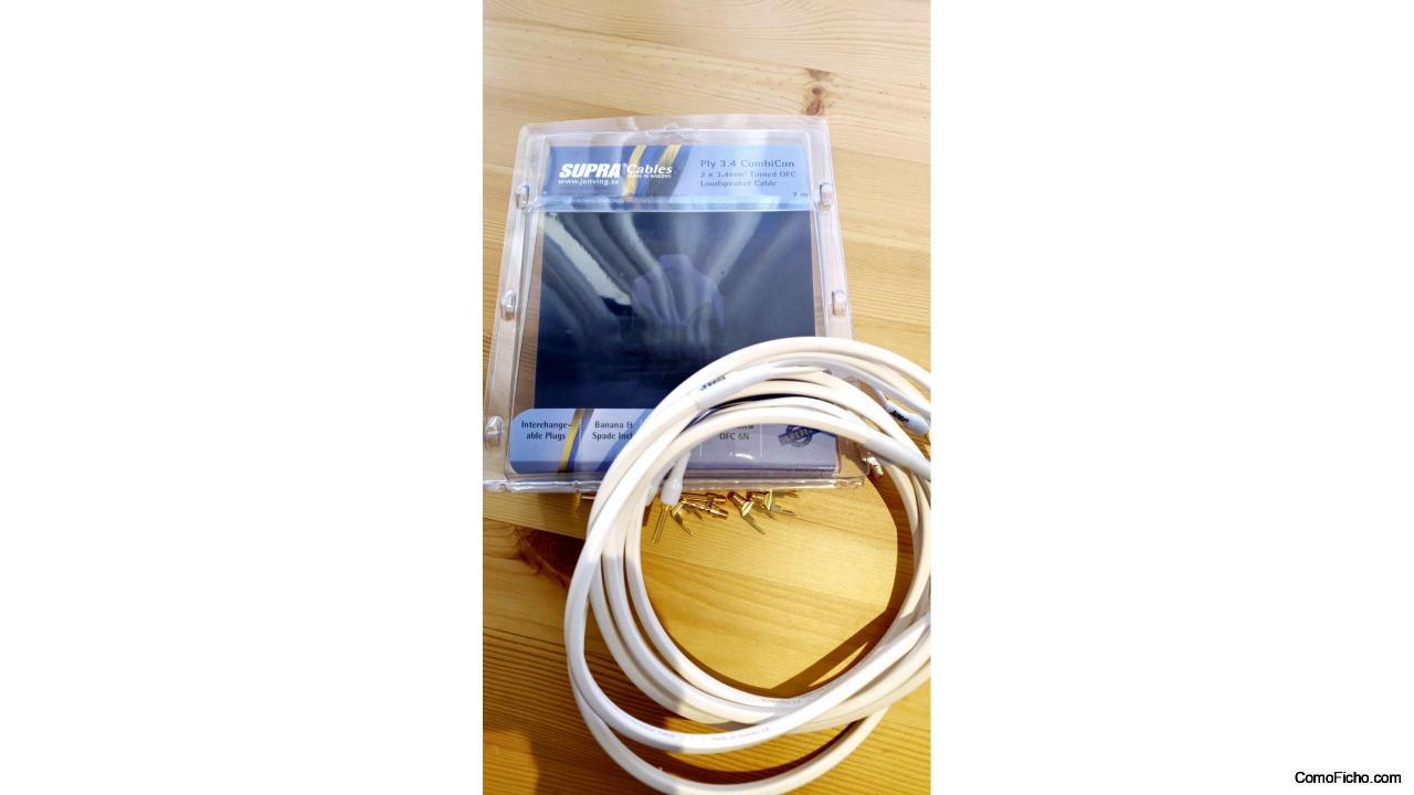 Cables Altavoz Supra Ply 3,4