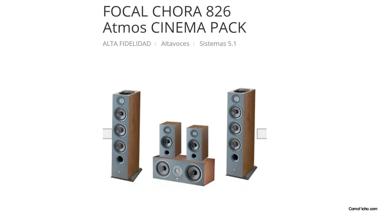FOCAL CHORA HOME CINEMA, DOLBY ATMOS