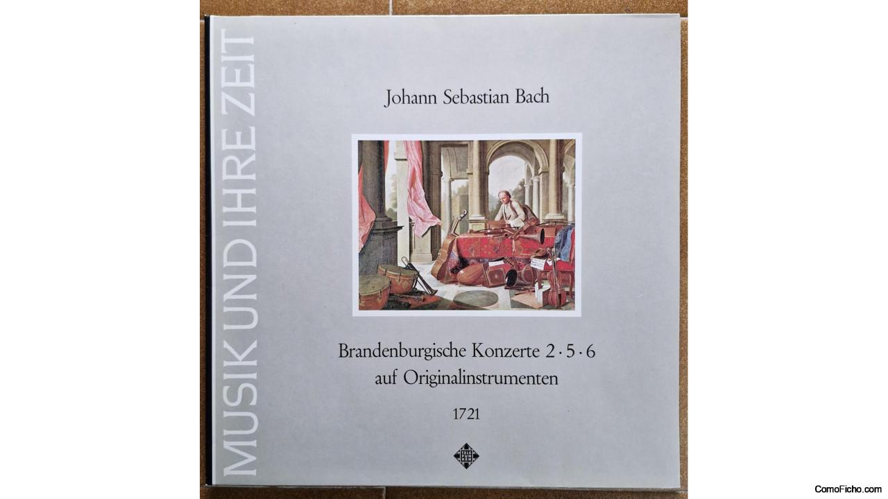 LP Audiofilo 200 grs-J S BACH-Conciertos de Brandenburgo 2,5 y 6.