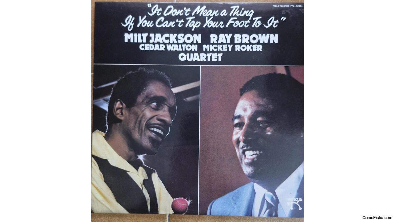 LP JAZZ-MILT JACKSON,RAY BROWN,...QUARTET.