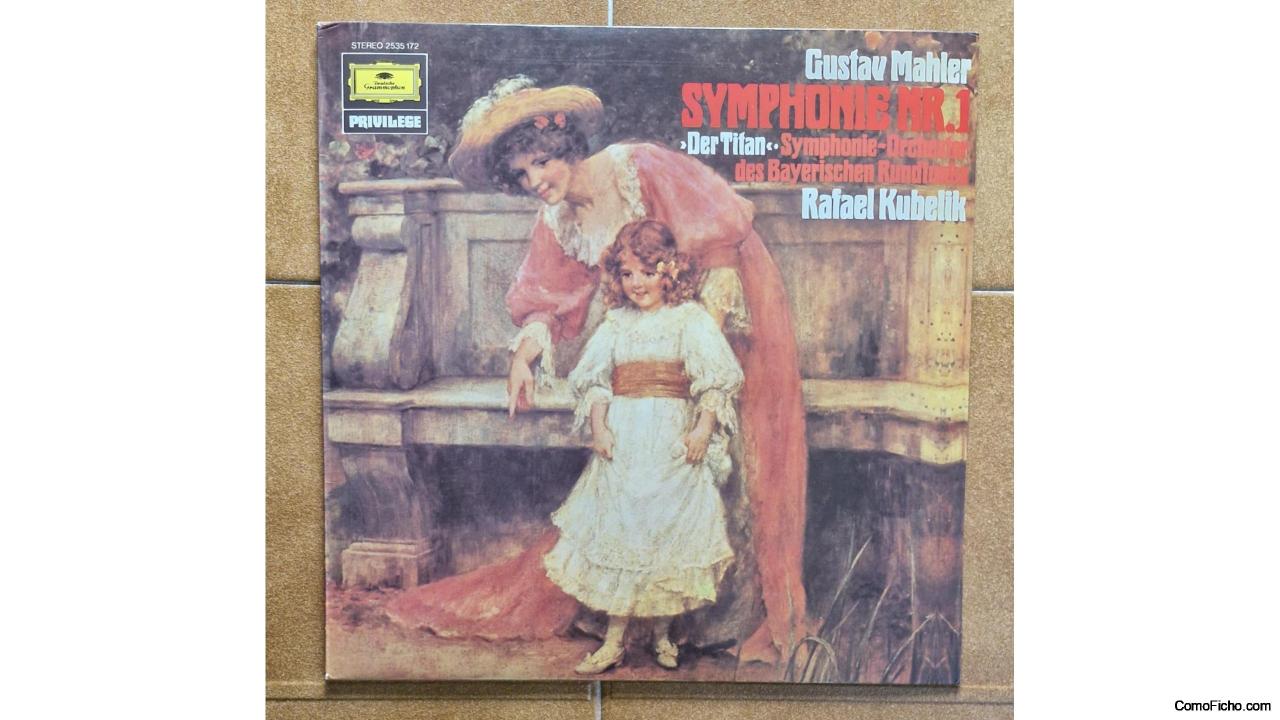 VINILO,MAHLER,SINFONIA.No 1 "TITAN".RAFAEL KUBELIK