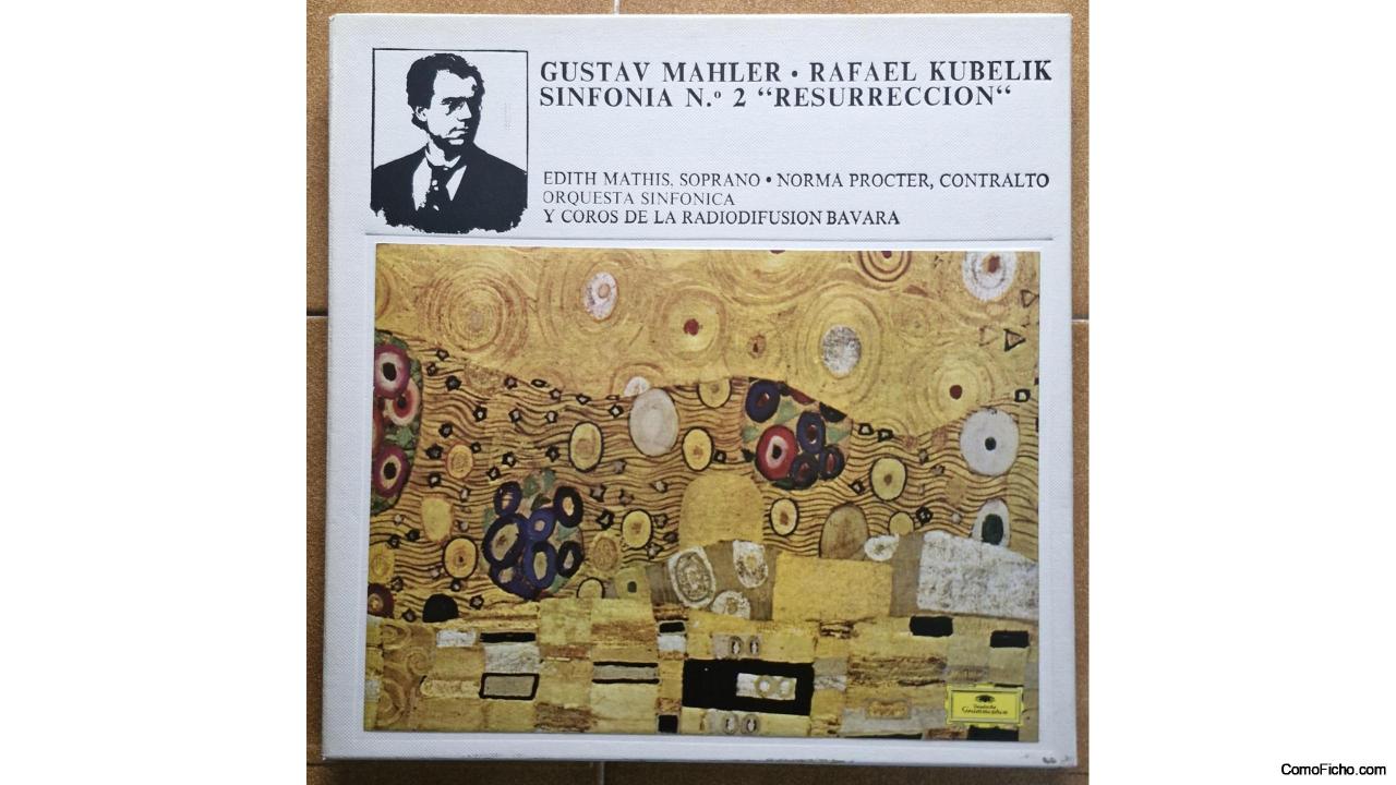 COFRE 2LPs,MAHLER,SINFONIA.No2,"Resurreción",RAFAEK KUBELIK