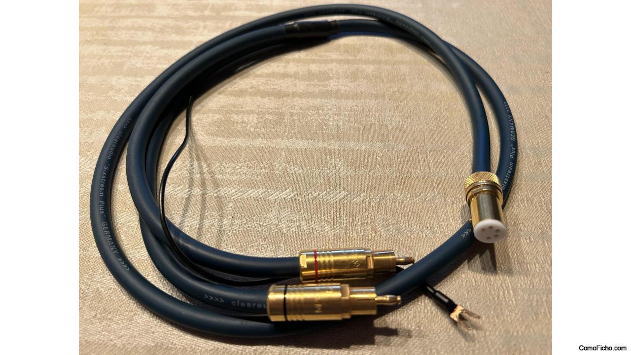 Pareja de cables Clearaudio Sixtream Din/RCA y RCA/RCA