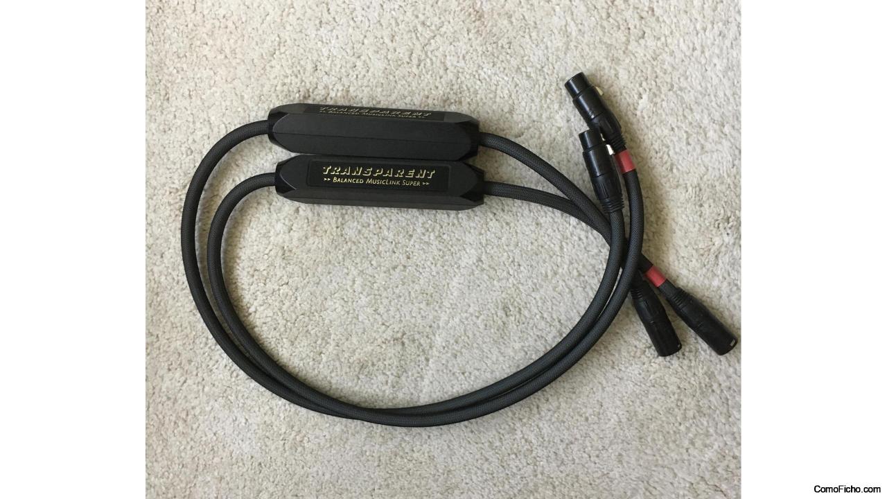 Cables XLR Transparent Balanced Musiclink Super
