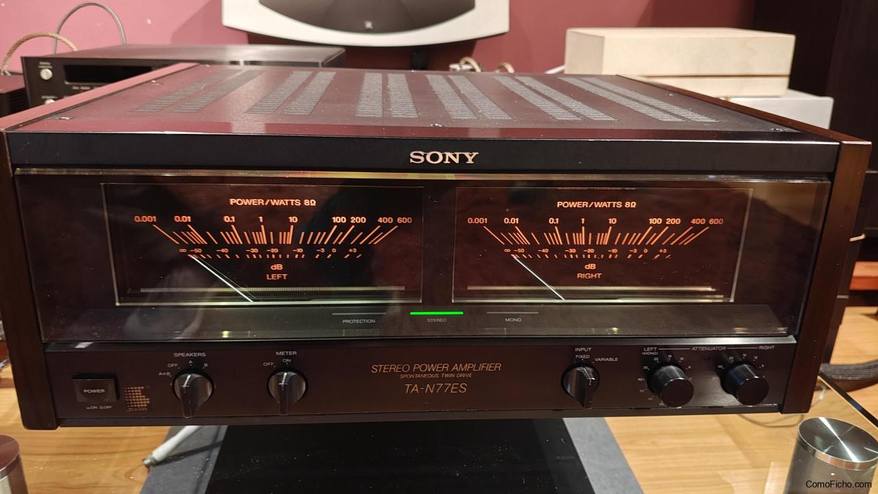 Sony Ta-N77ES. Totalmente restaurada