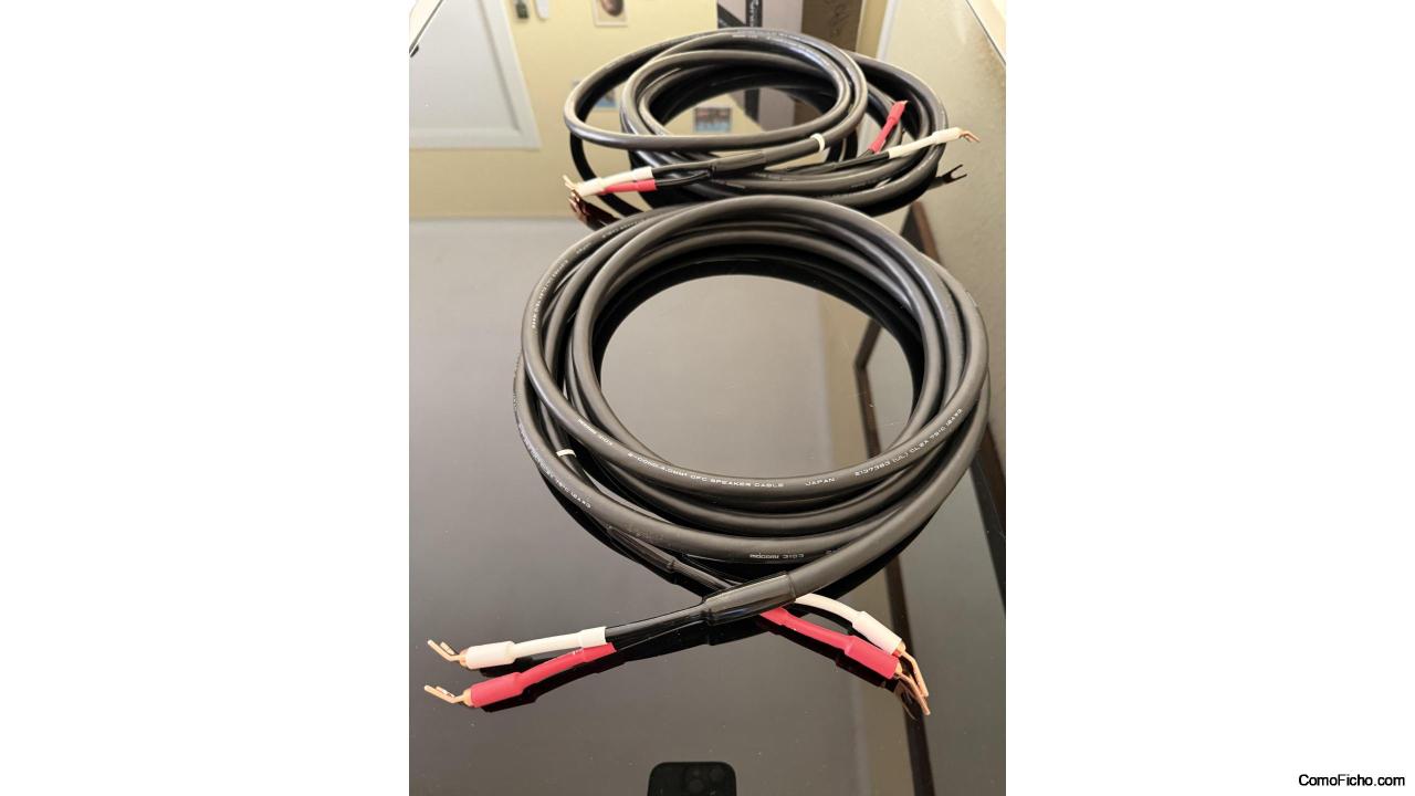 Cables altavoz Mogami 3103 (Spades Viborg) de 2,75 mts X 2