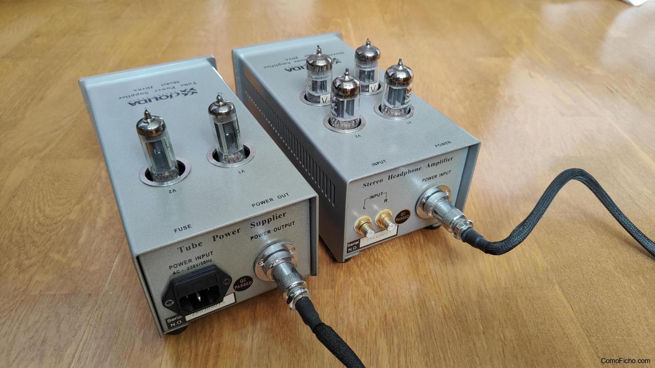 Amplificador de auriculares a válvulas Jolida