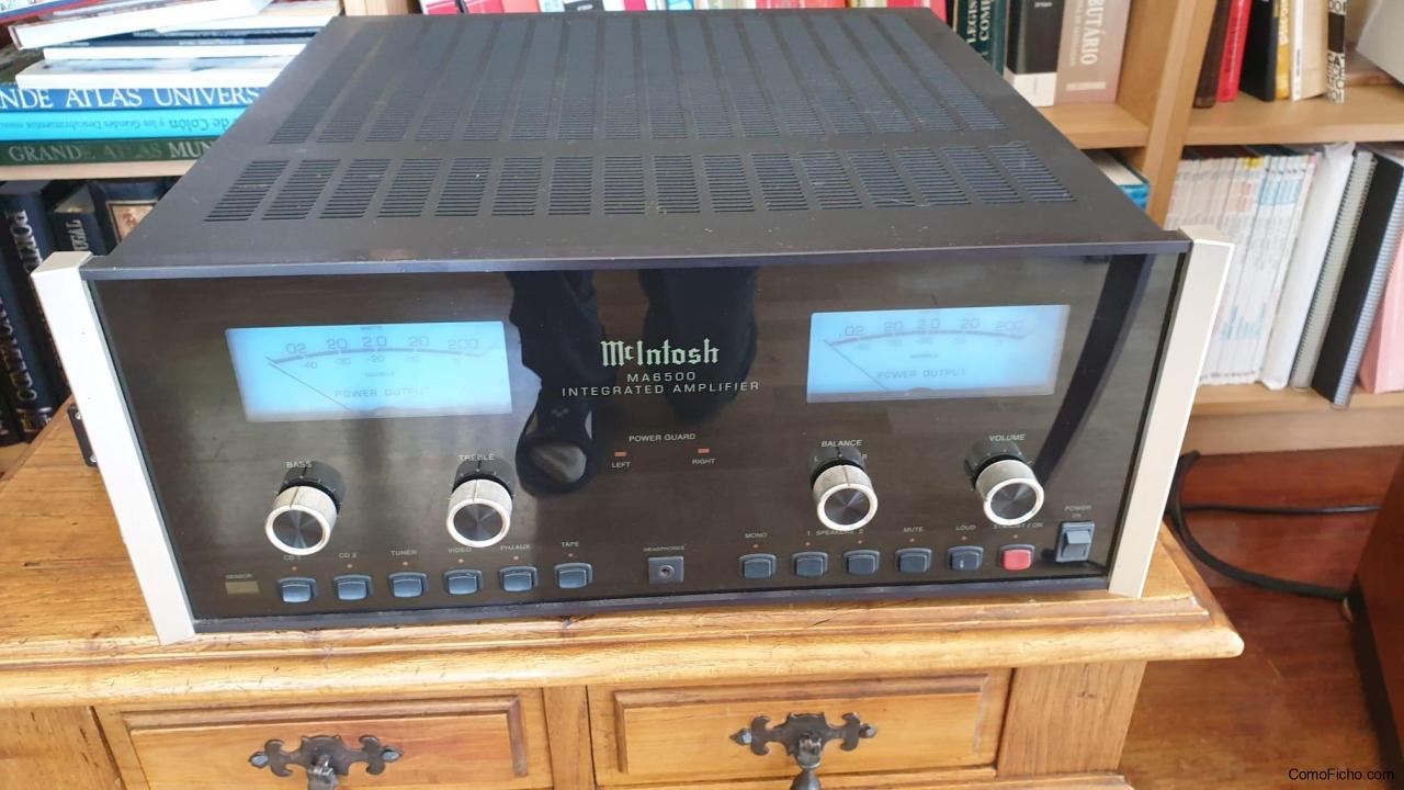 Amplificador MCintosh MA6500