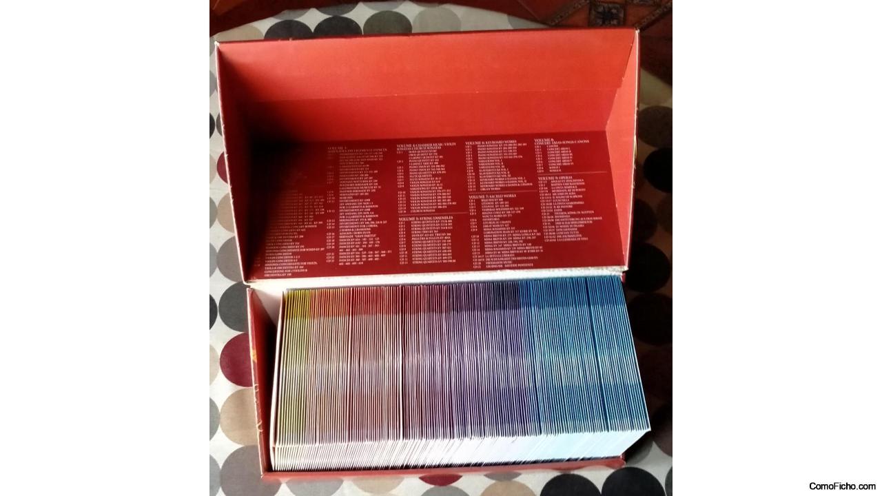170CD con la obra completa de Mozart (vendo o cambio)