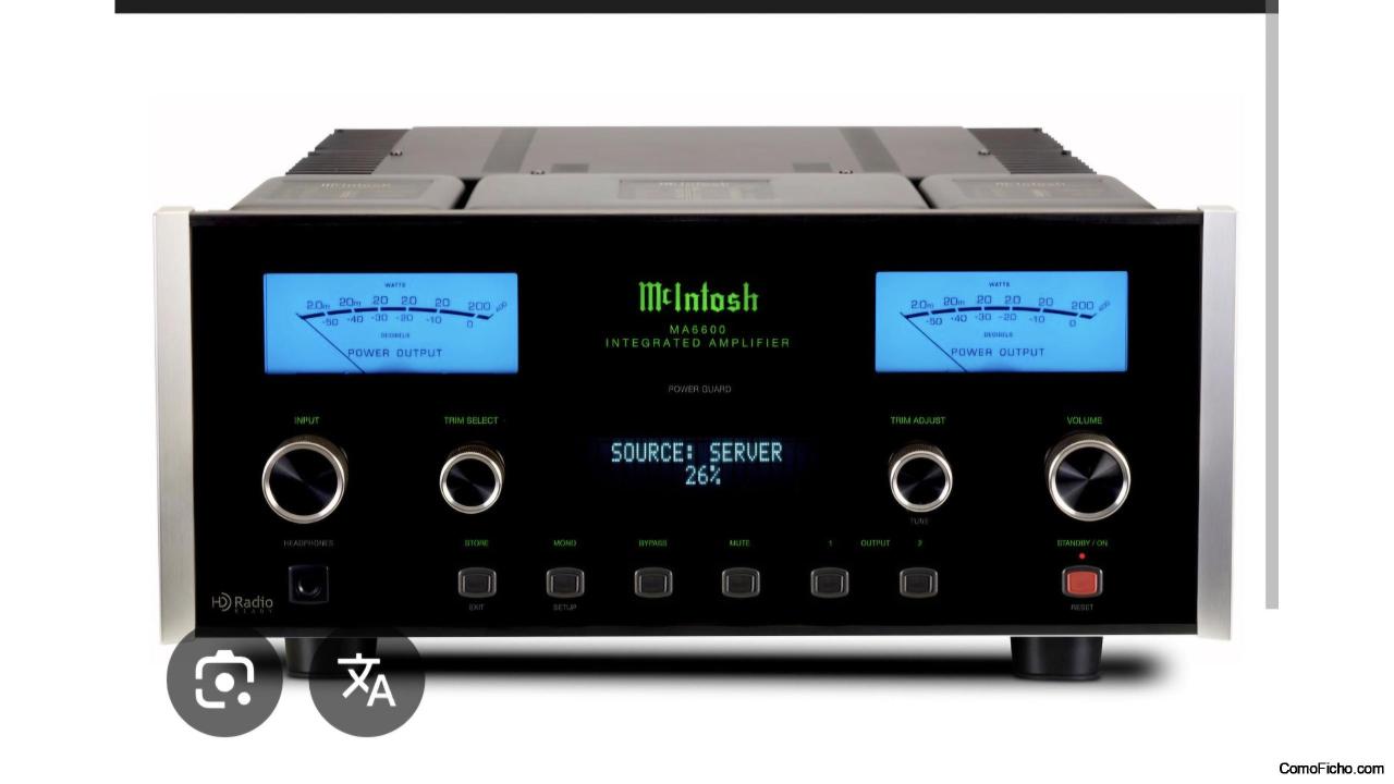 Amplificador McIntosh MA6600