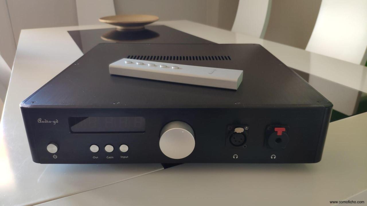 Audio GD Máster 19 Previo y Amplificador Auricular