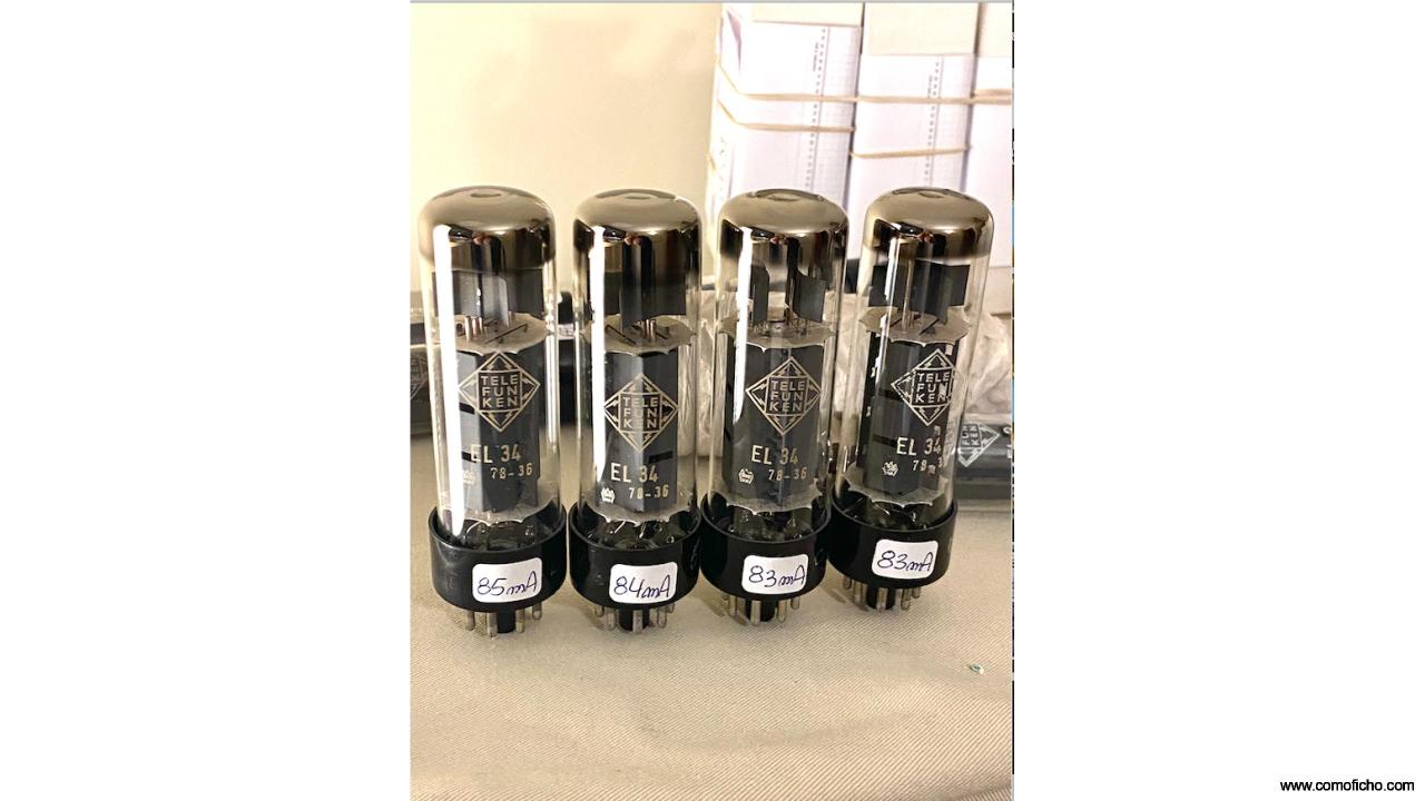 Valvulas el34 Telefunken