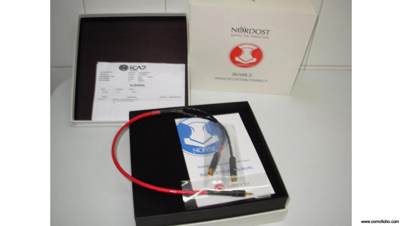 Nordost Heimdall 2 iKable, con jack 3.5mm a 2 RCA y 0,6 m.