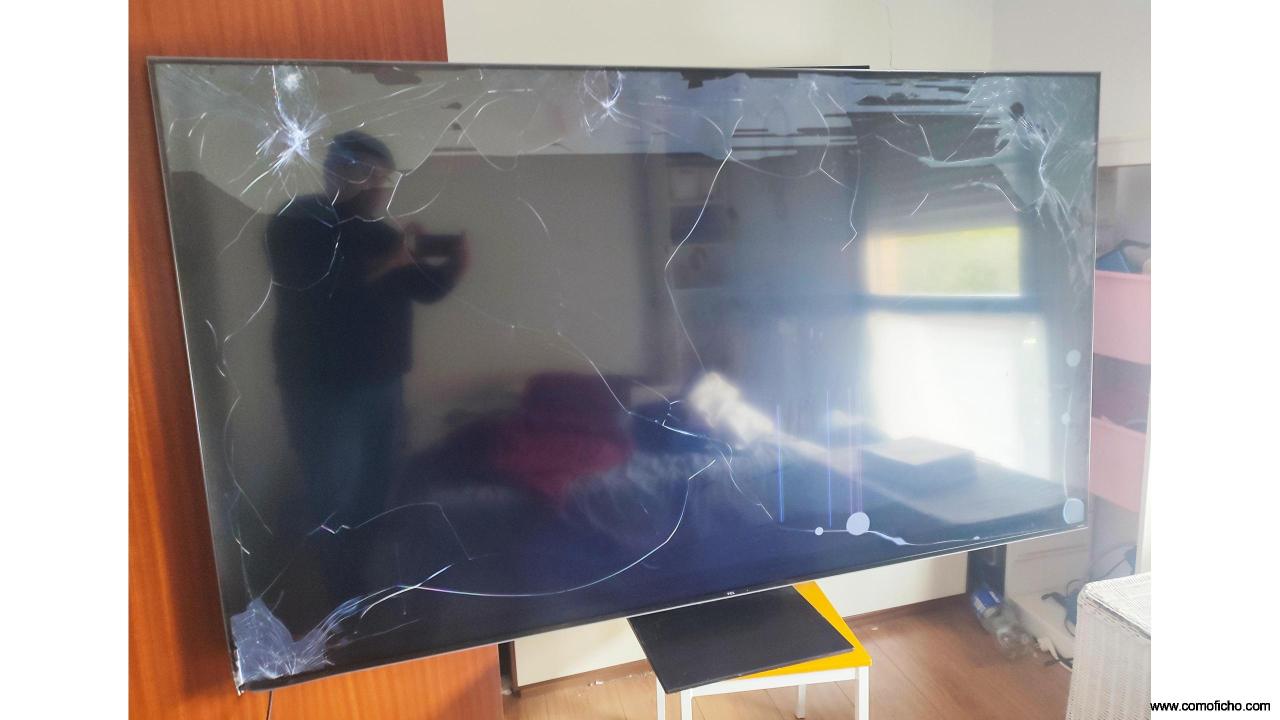 TV 85 PULGADAS - TCL MINI LED " GAMA ALTA " MODELO 85C805 - ¡ PANTALLA ROTA !