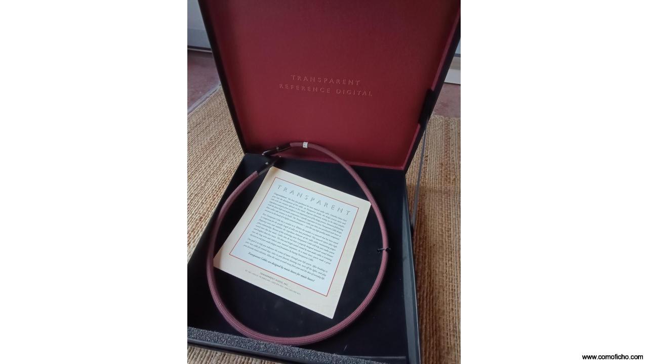 Cable digital Transparent Reference 75 ohmios