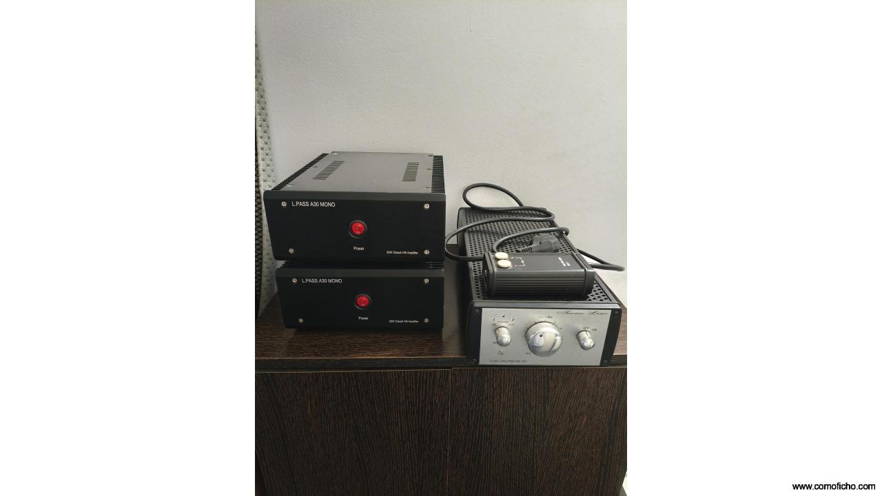 Conjunto monofonicas clase a + previo a valvulas