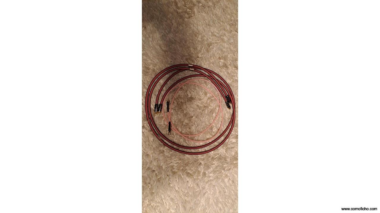 Cable Albedo phono RCA silver monocristal