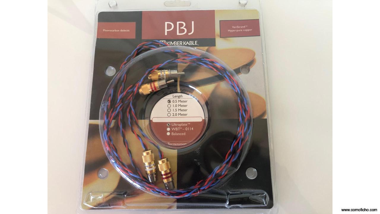 Cable RCA Kimber Kable PBJ. 0'5 mtrs. Nuevo.