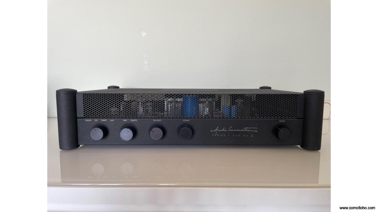 Amplificador a válvulas Audio Innovations Series 300 MK 2. Exquisito.