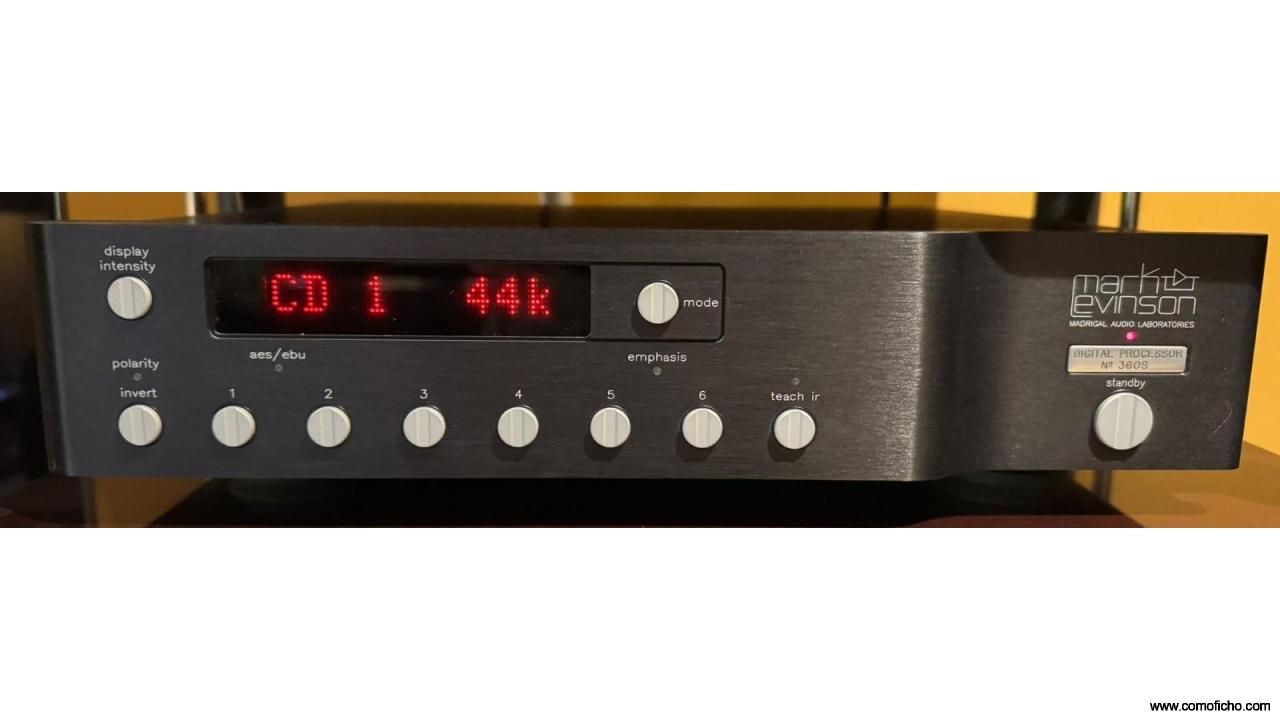 Conversor DAC Mark Levinson No 360S
