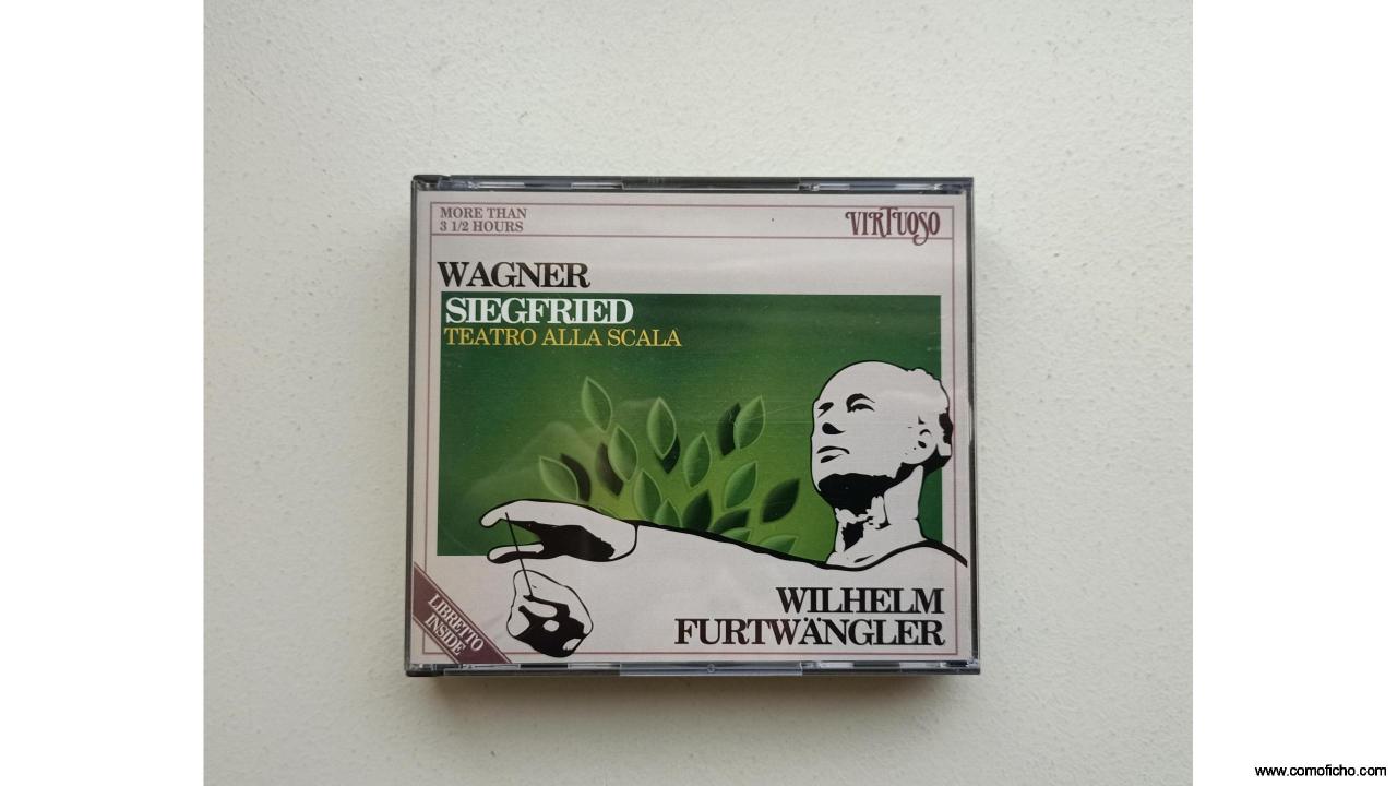 Wagner Siegfried Furtwängler 4CDs Ópera Clásica