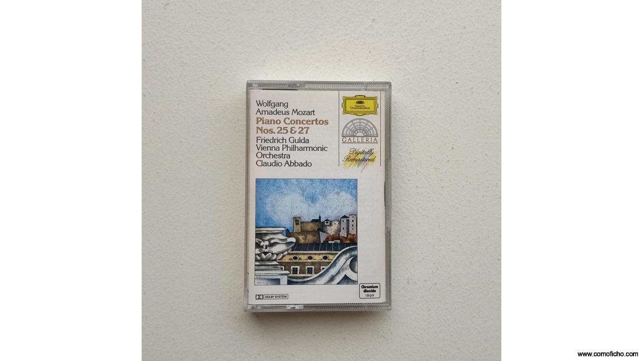 Cassette Mozart Conciertos Piano 25 & 27