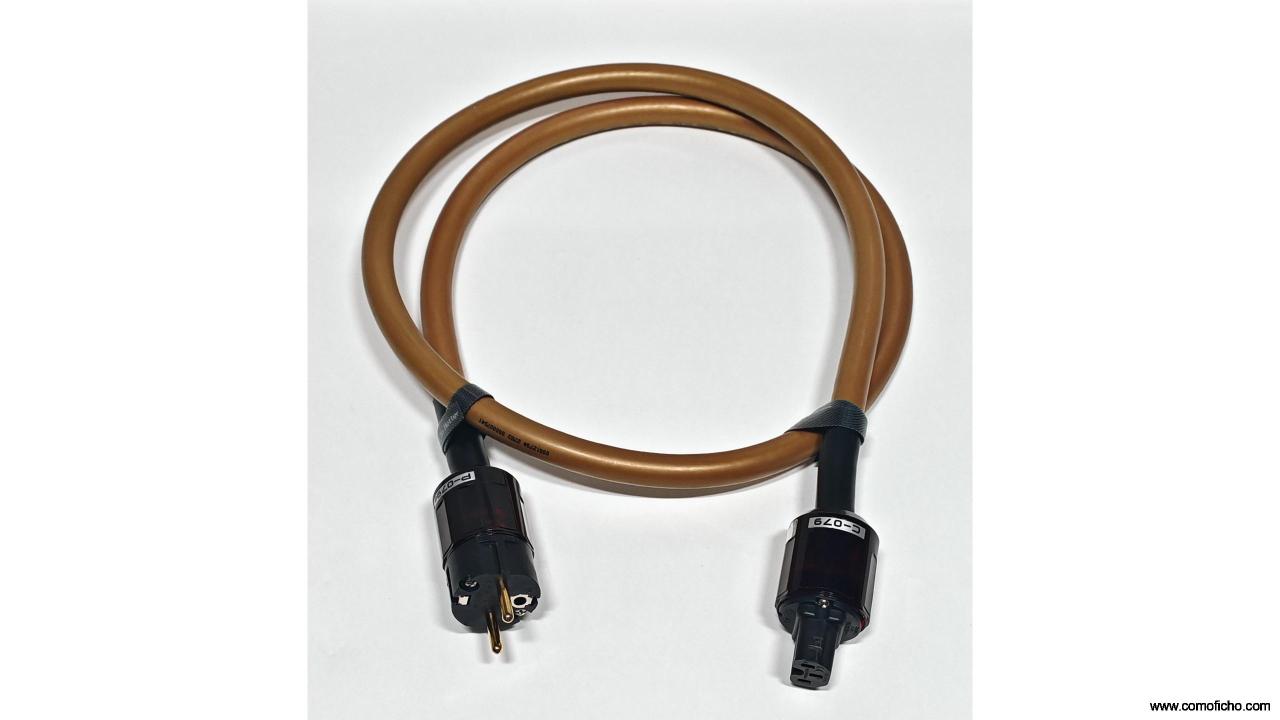 Cable de alimentación Van den Hul The Mainsstream de 1,5 m + Oyaide P079e – C079 originales