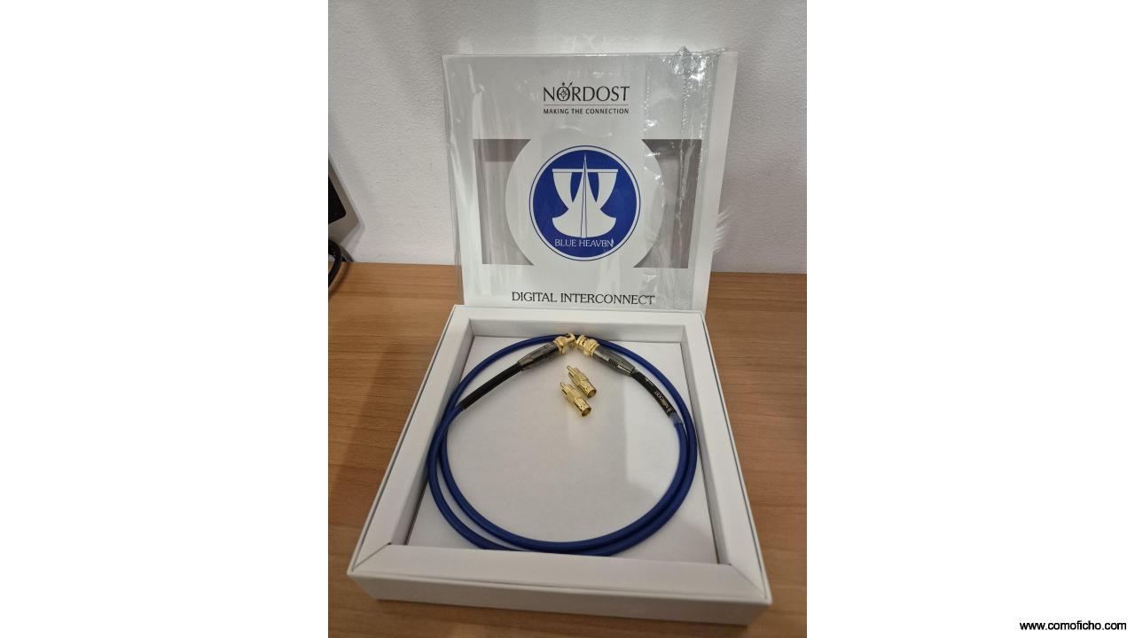 Cable Digital Nordost Blue Heaven BNC + adaptadores RCA