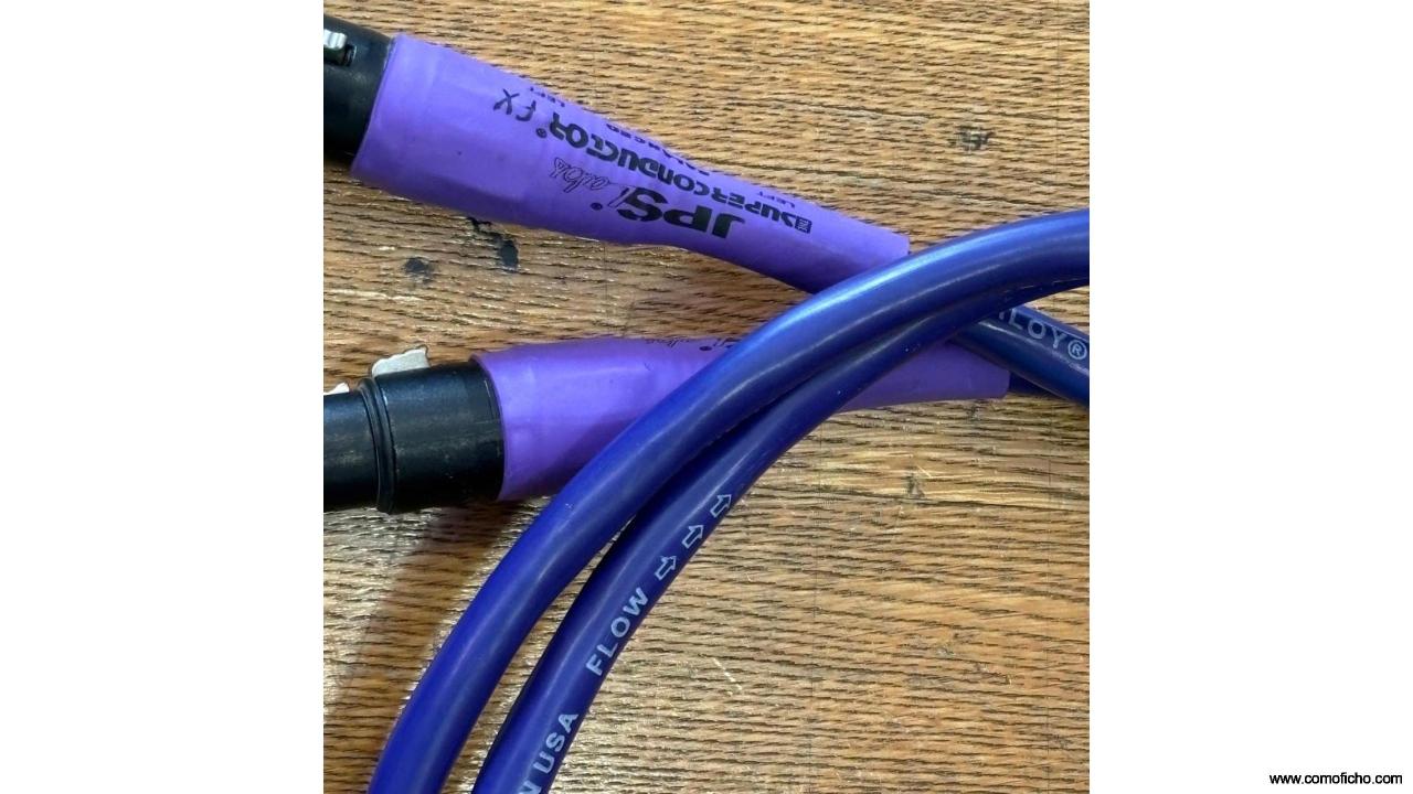 CABLE DE SEÑAL XLR/XLR JPS SUPERCONDUCTOR FX