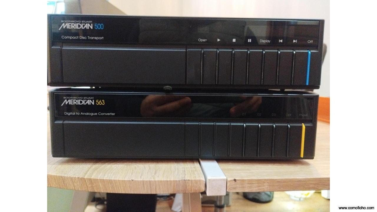 cd 500 y Dac 563 Meridian