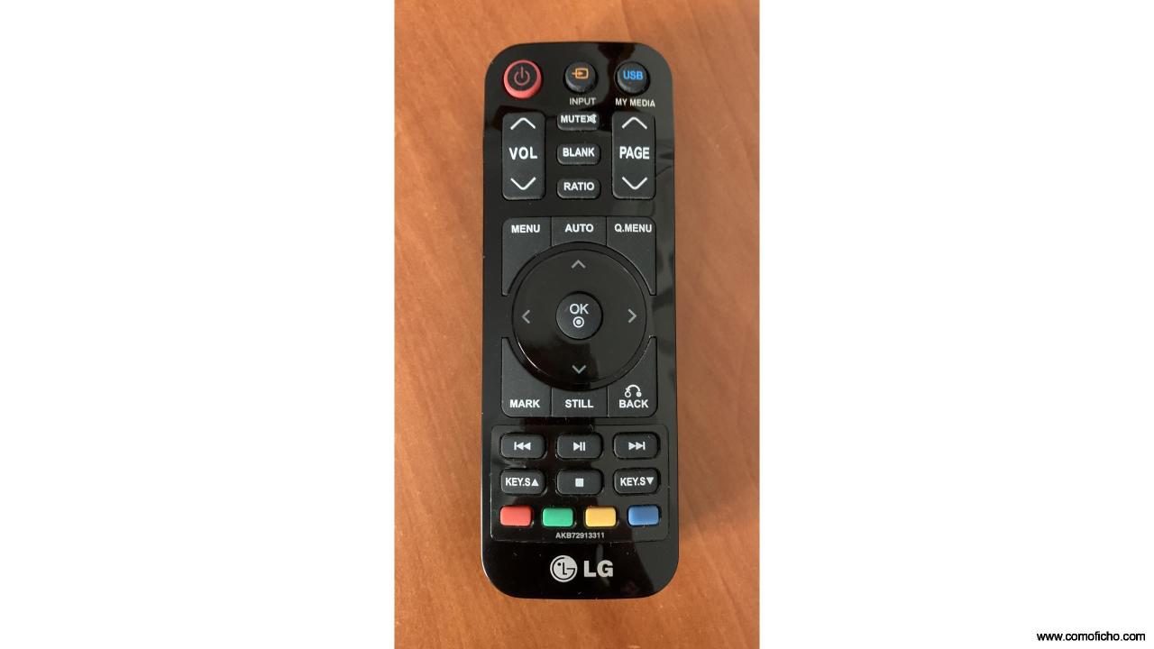 Mando distancia proyector LG HW300G (AKB72913311)