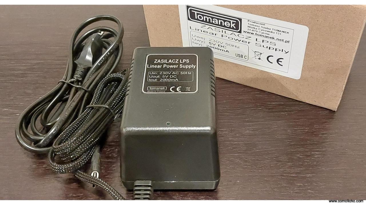 Fuente de alimentación lineal Tomanek 5v dc
