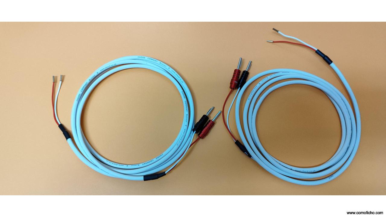 CABLE DE ALTAVOZ CHORD COMPANY RUMOUR X 2x2.5m