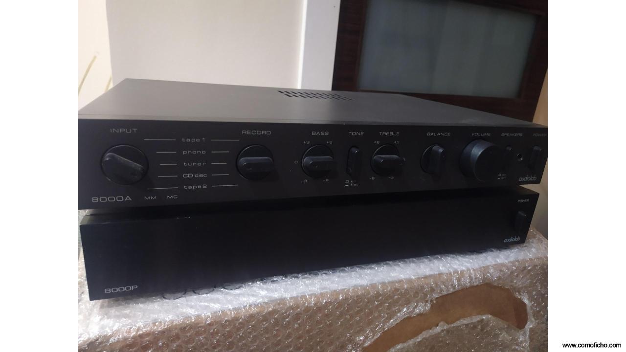 Amplificador y etapa Audiolab 8000