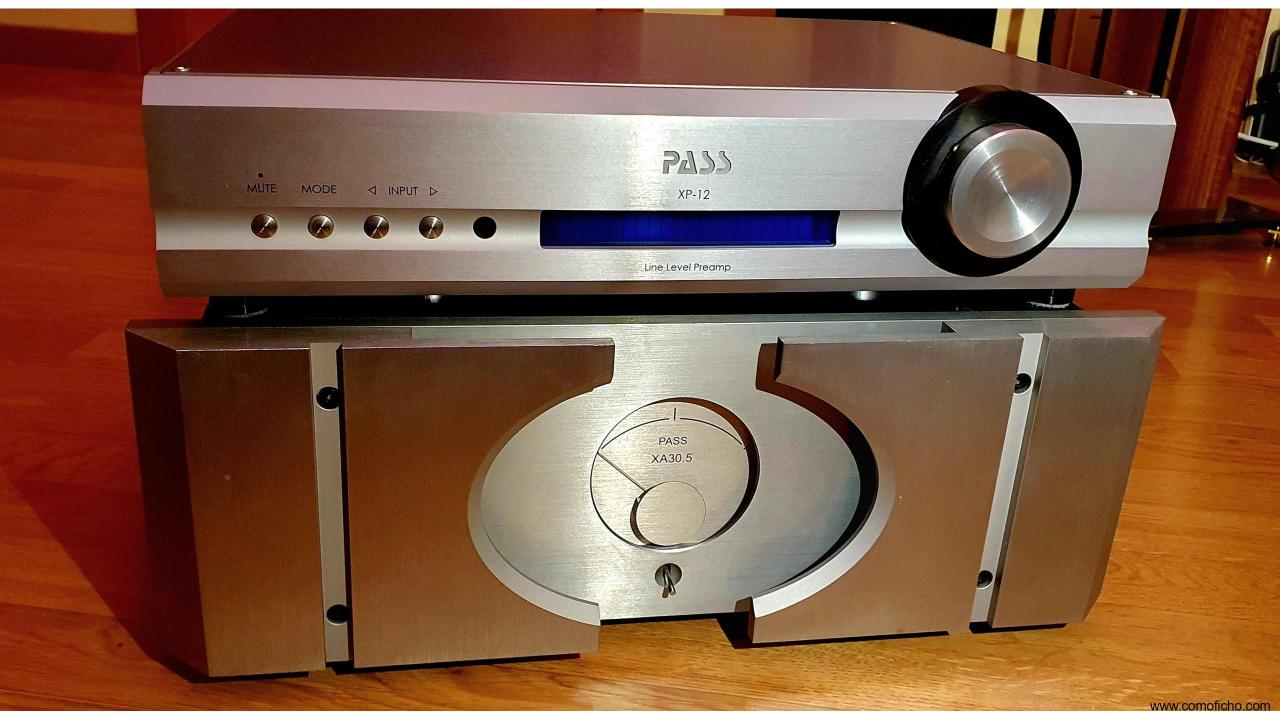 Pass Labs XP-12 + XA30.5 Preamp + Amp