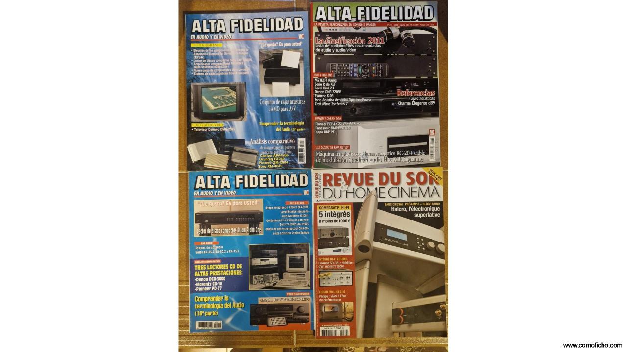 103 REVISTAS ALTA FIDELIDAD Y VARIAS OTRAS