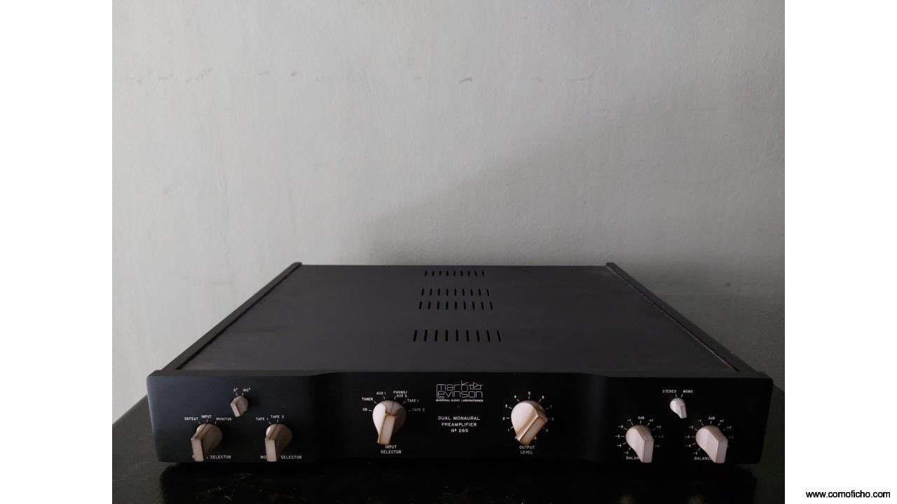 DUAL MONAURAL PREAMPLIFIER Nº26S