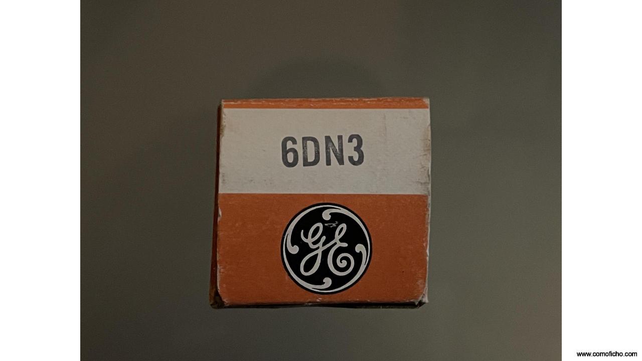 Válvula rectificadora 6DN3 General Electric vintage