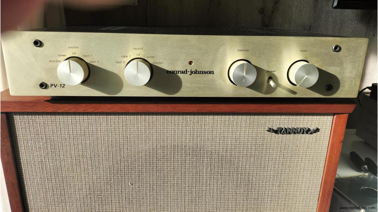 PREAMPLIFICADOR CONRAD JOHNSON PV-12 PHONO