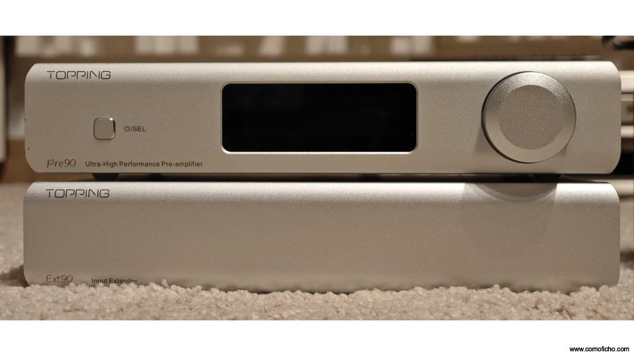 Conjunto previo/etapa Topping (PRE90+EXT90+ 2 X B200)