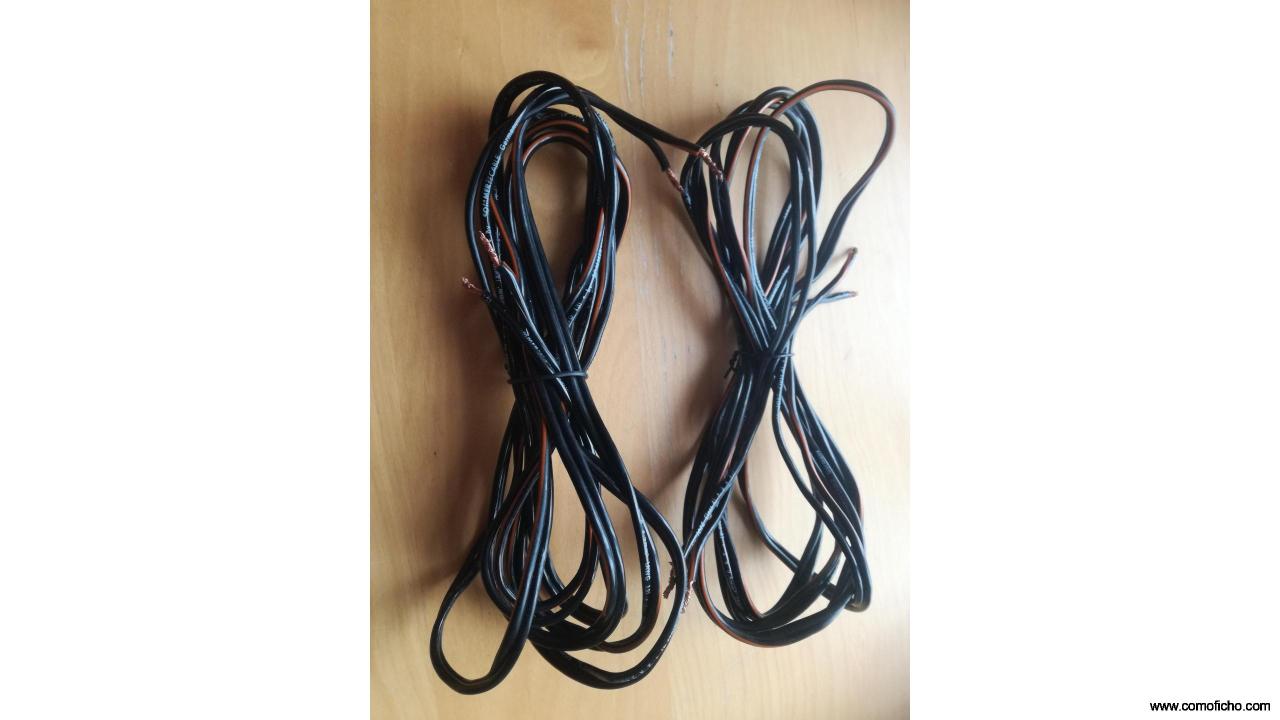 .Cables altavoz SOMMER 2.5mm. 3,10m