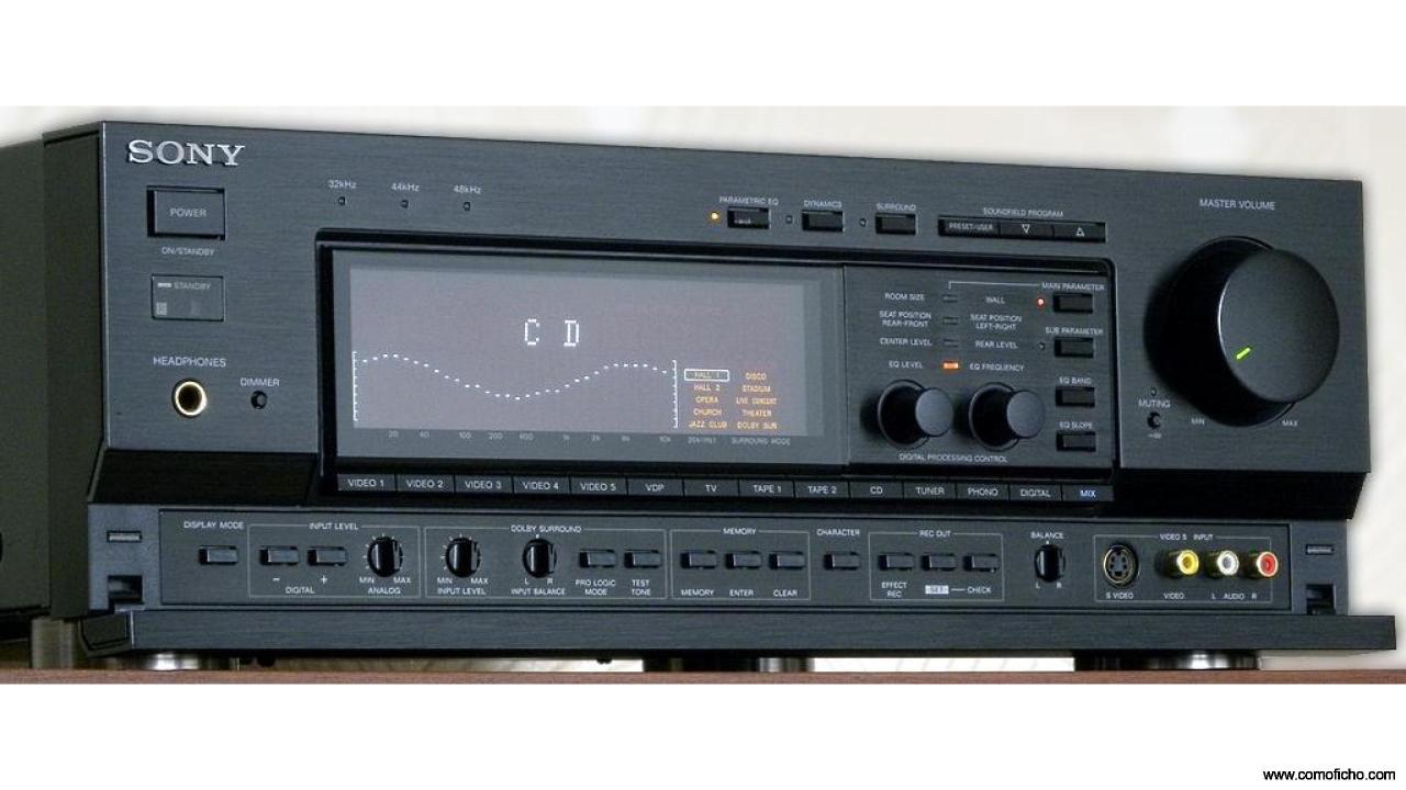 Preamplificador de audio de alta gama Sony 1000ESD