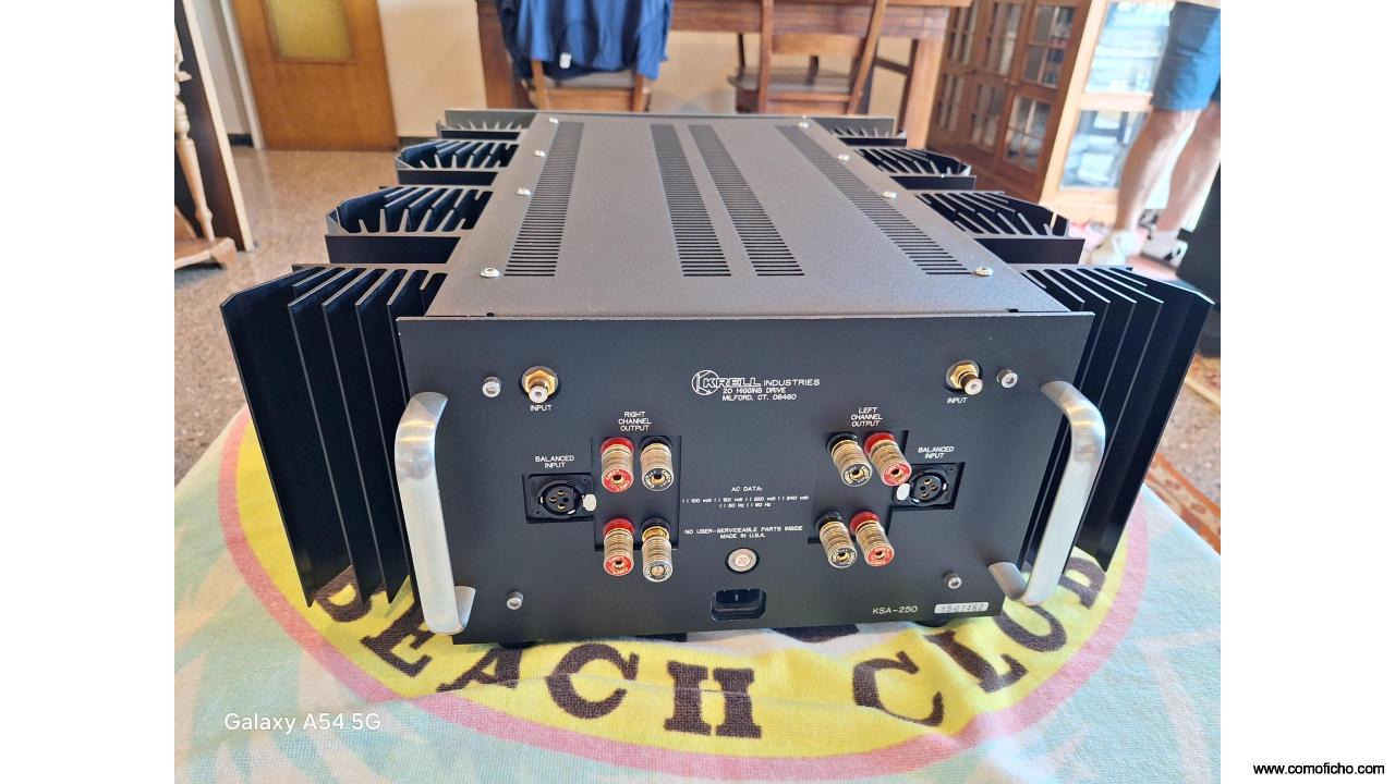 Krell Ksa 250  Clase A pura