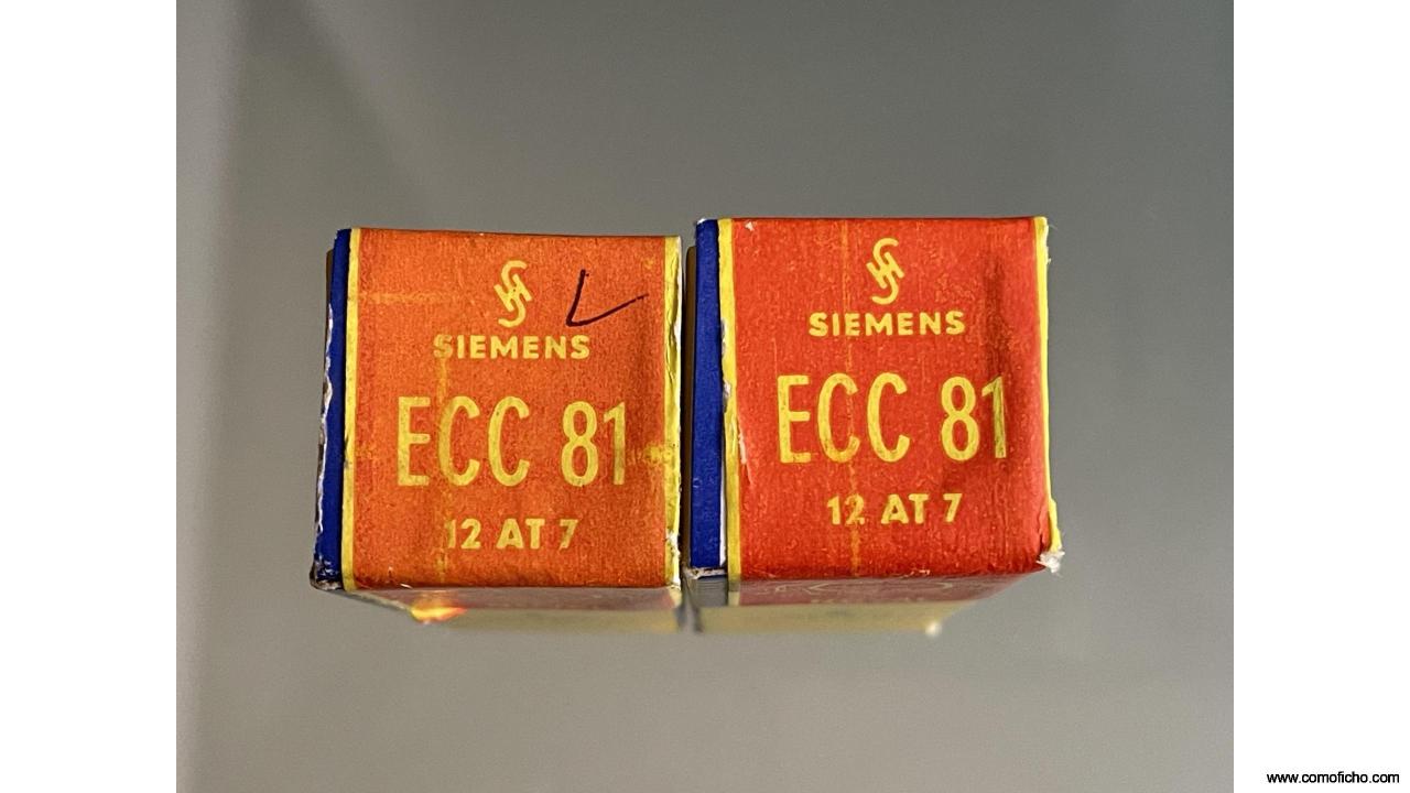 Tubos NOS ECC81 ( 12AT7) Siemens precintados