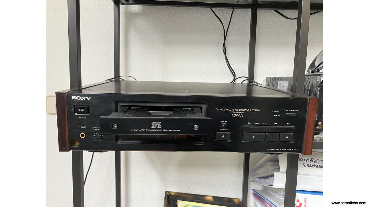 Sony CDP-X7ESD (Serie ES) – Reproductor CD audiófilo clásico