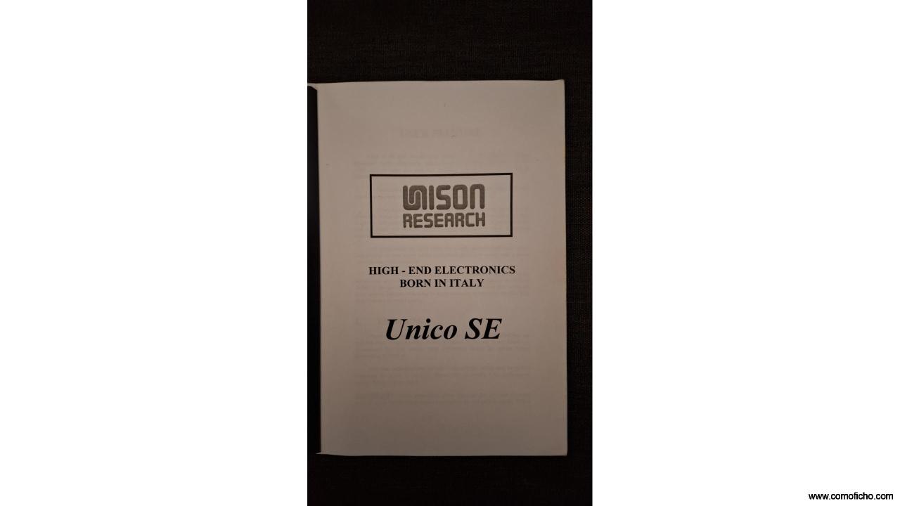 Unison Research Unico SE