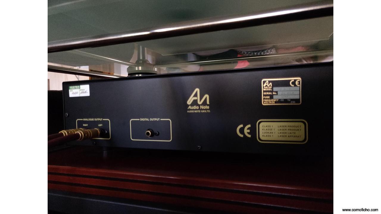 Compact disc Audio Note CD3.1.x